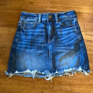 American eagle high-rise mini skirt size 00